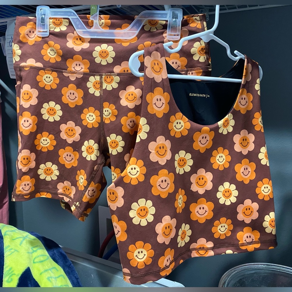 Elevated Faith Workout Set (Bike Shorts & Bra)
